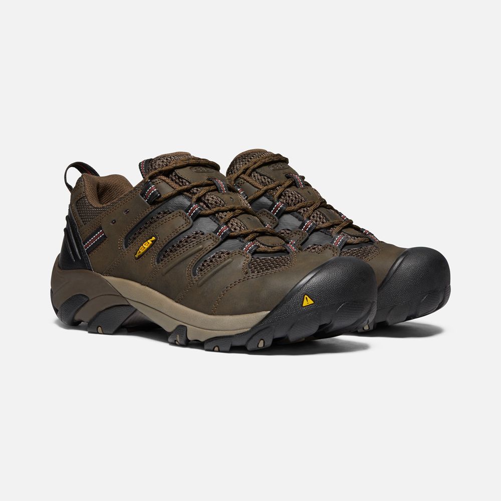 Keen Arbetsskor Herr Bruna - Lansing Låga (Steel Toe) - 150627AQK